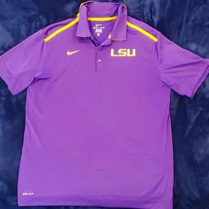 LSU Nike Dri-fit polo. In GREAT condition.